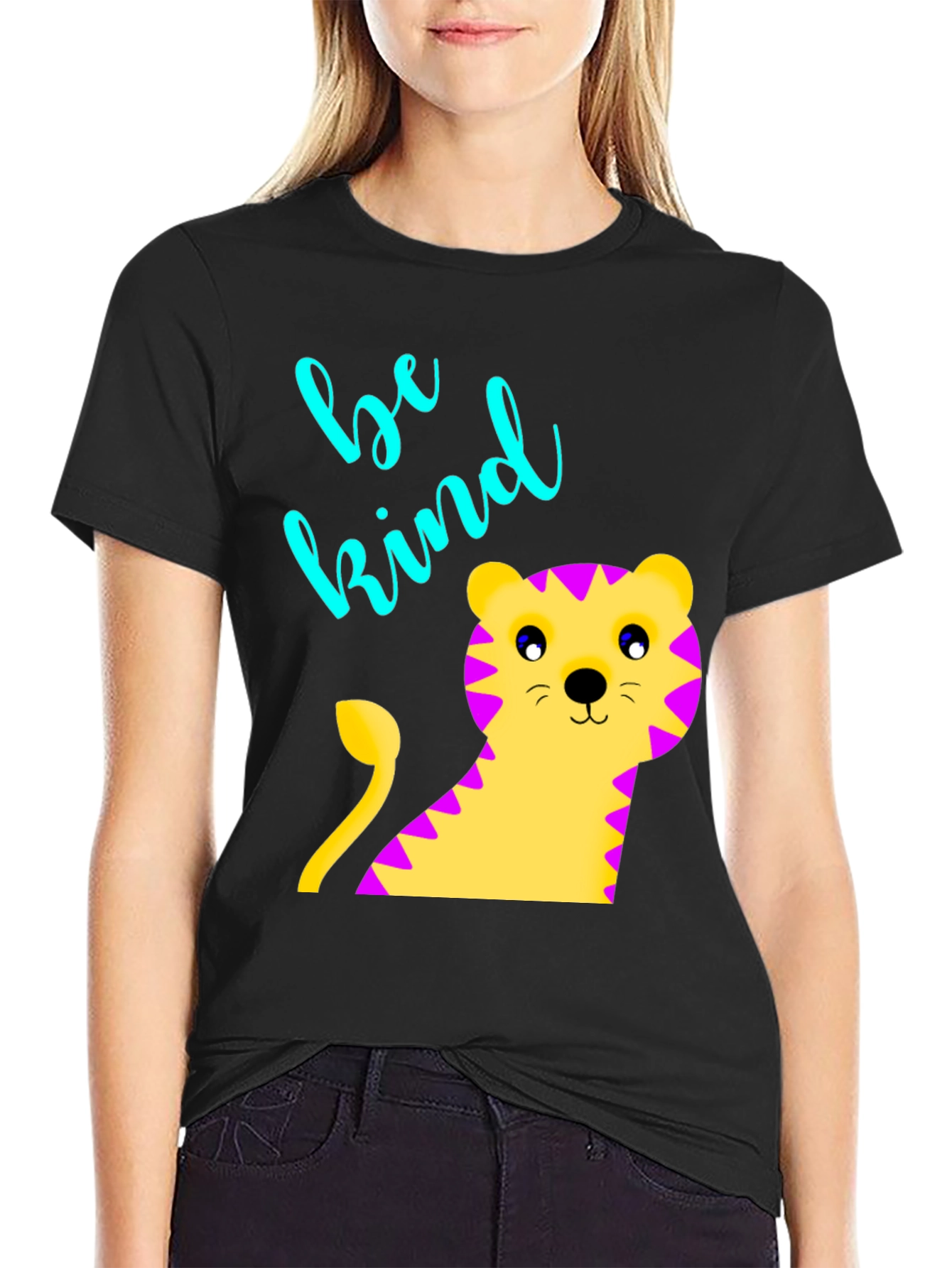 Be Kind Tiger Graphic Tee - Unisex