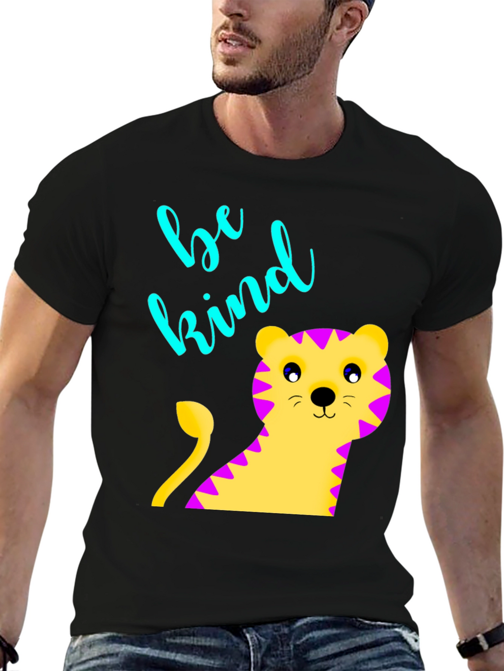 Be Kind Tiger Graphic Tee - Unisex