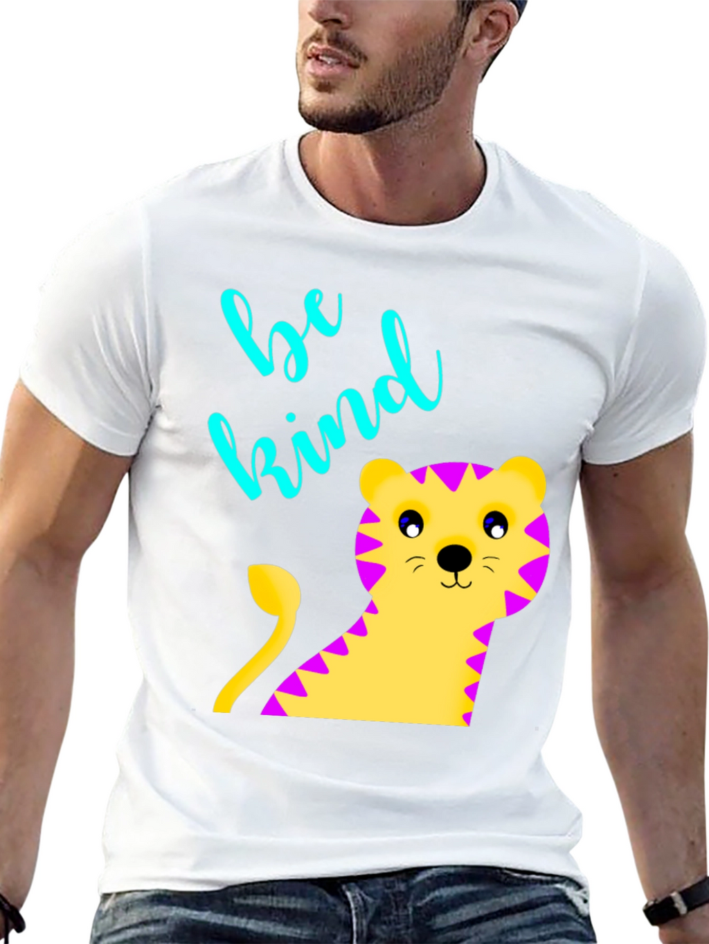 Be Kind Tiger Graphic Tee - Unisex