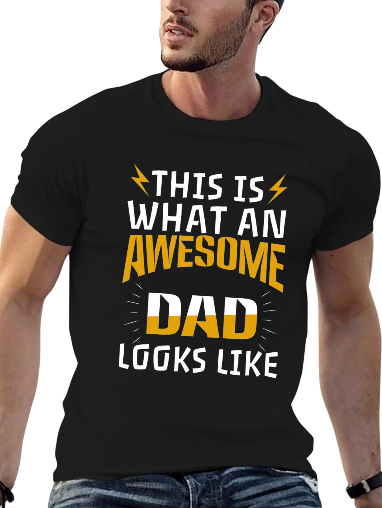 Awesome Dad Graphic Tee - Perfect Fathers Day Gift