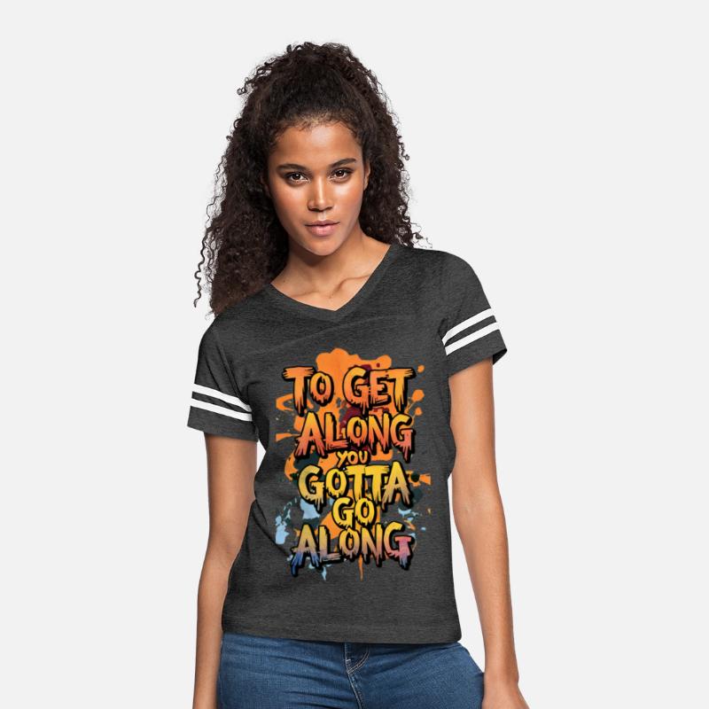 to get along you gotta along American Gothic Flame