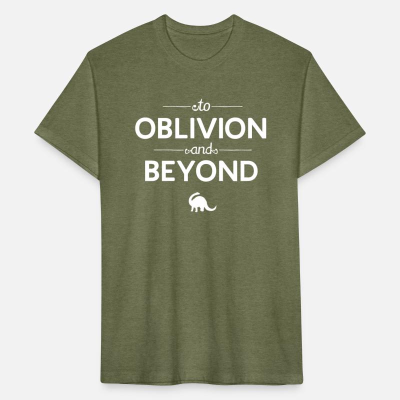 To Oblivion and Beyond Dinosaur White