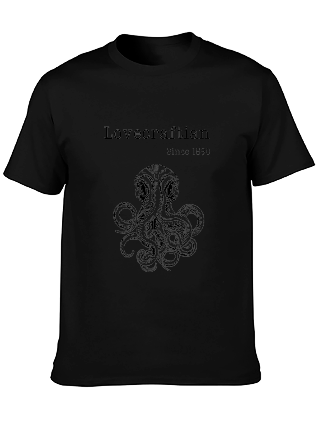 Lovecraftian Octopus Graphic T-Shirt - Since 1890