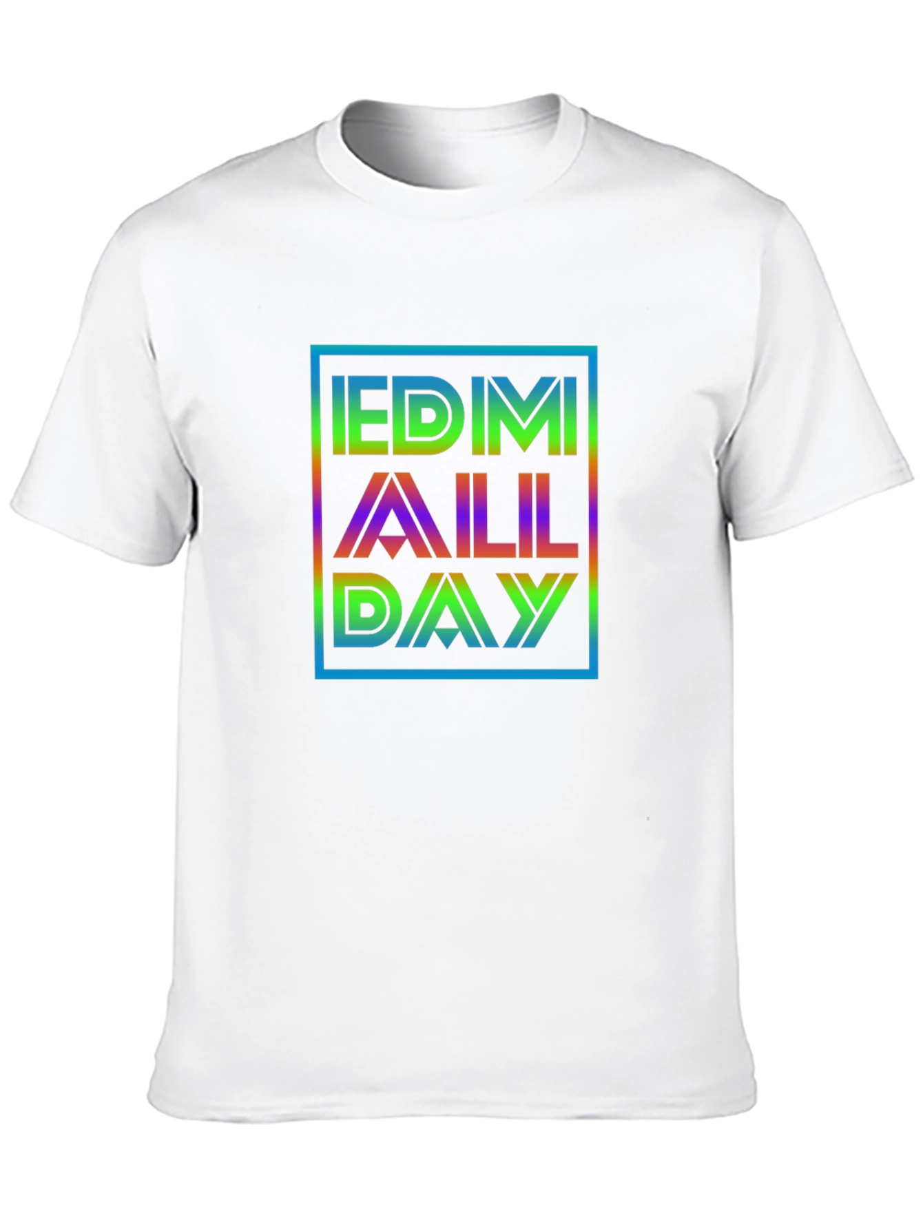 EDM All Day Graphic Tee - Black
