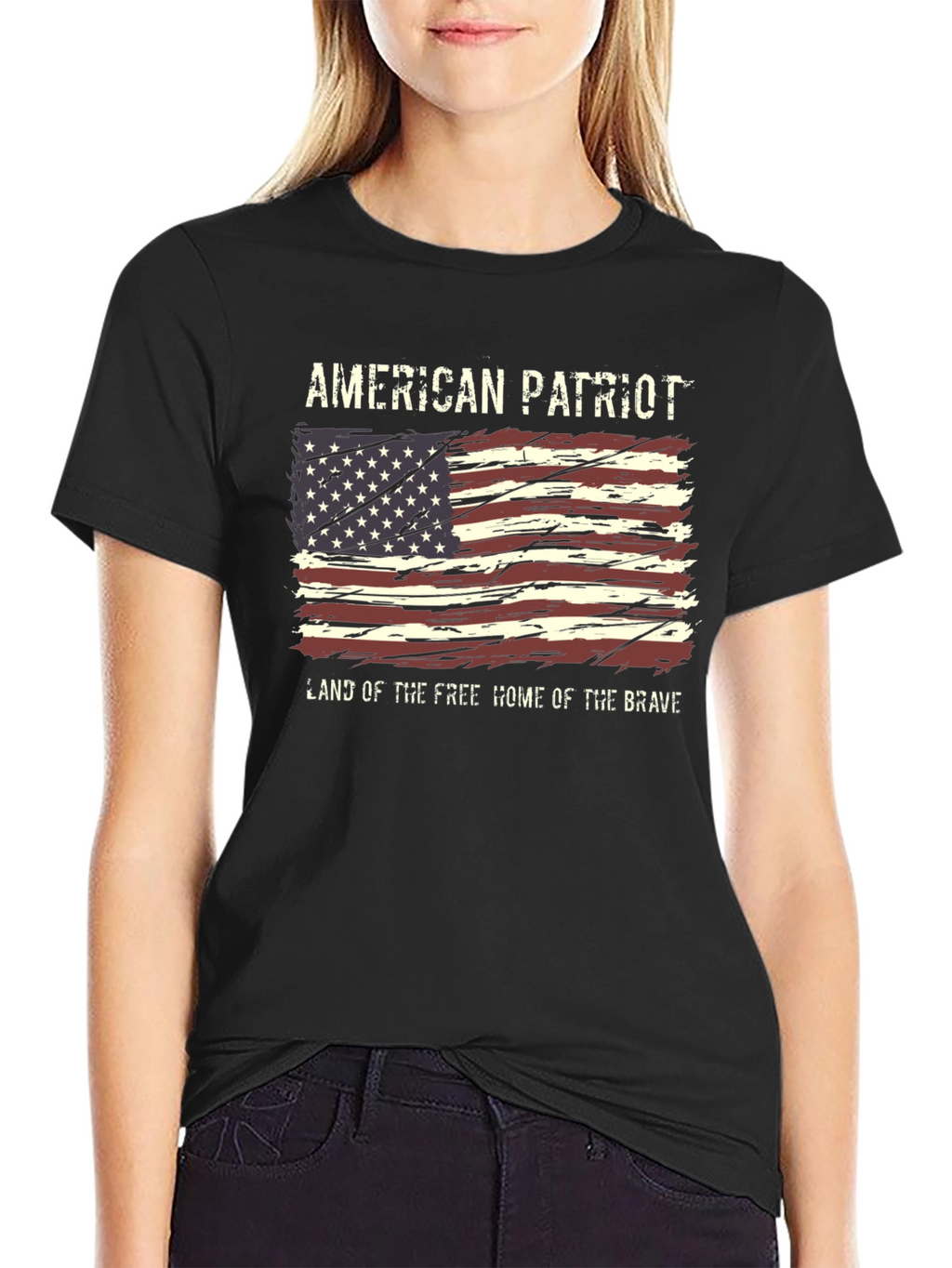 American Patriot T-Shirt - Flag Graphic