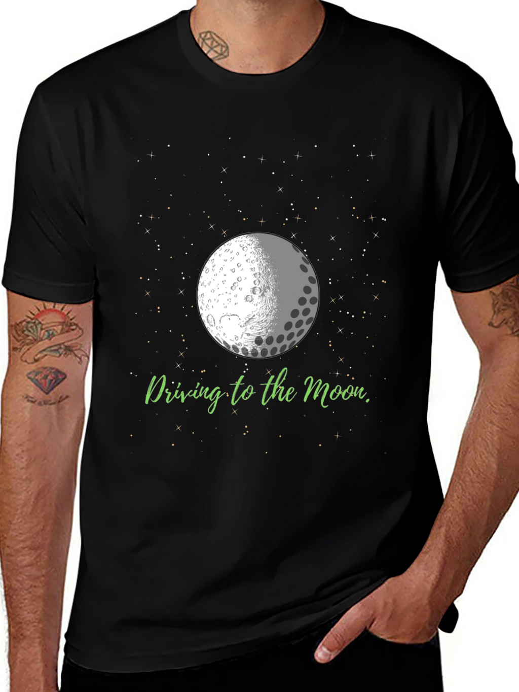 Driving to the Moon T-Shirt