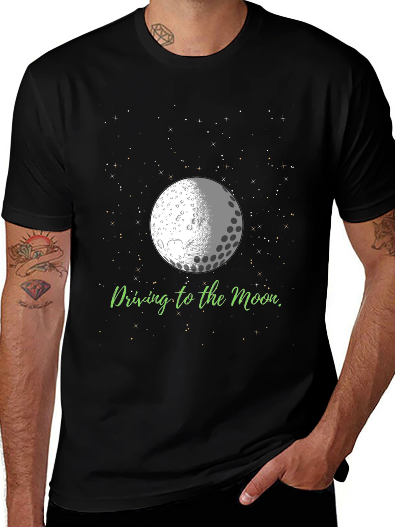 Driving to the Moon T-Shirt