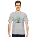 Tree of Life with Hearts Two Color Vector