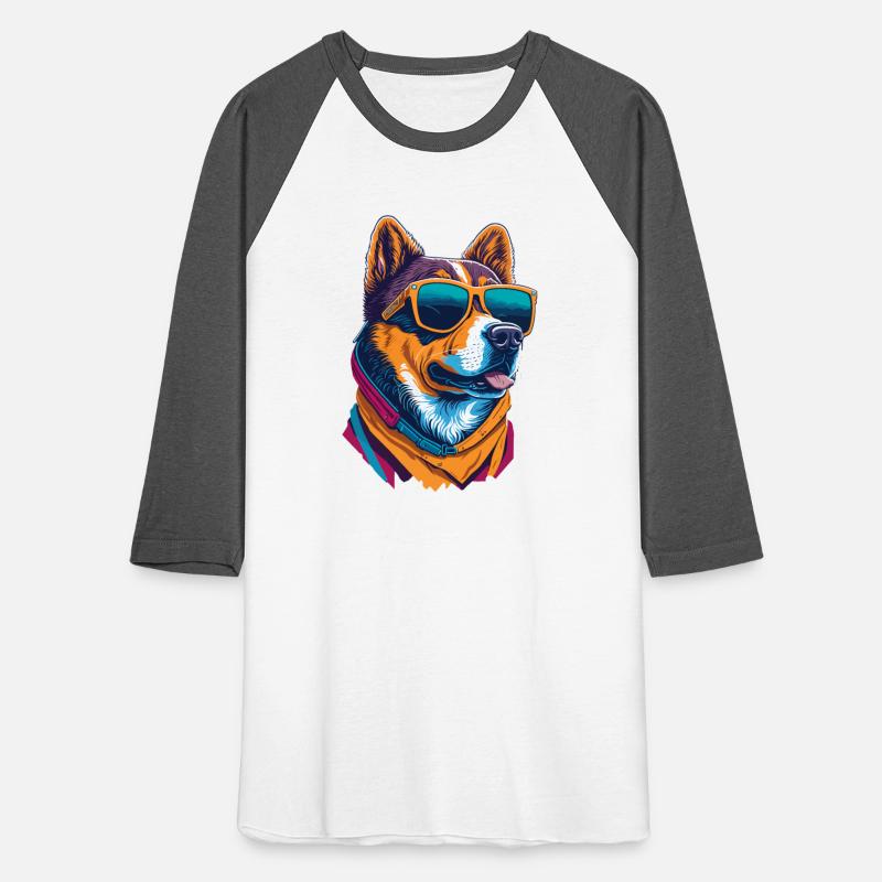 Trendy dog with sunglasses