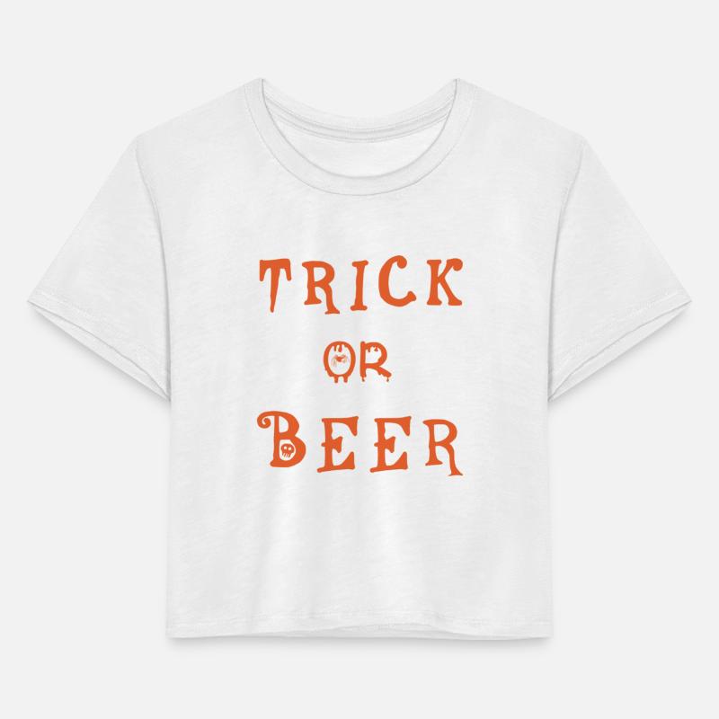 Trick or beer spirit ghost scared halloween