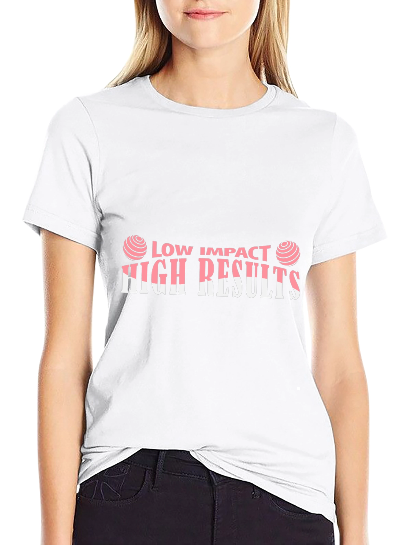Low Impact High Results Graphic Tee - Black