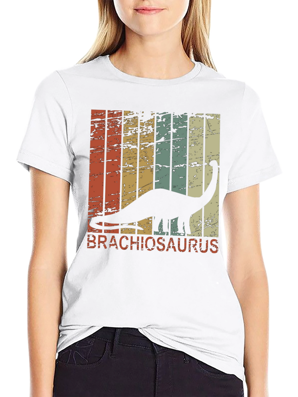 Retro Brachiosaurus T-Shirt