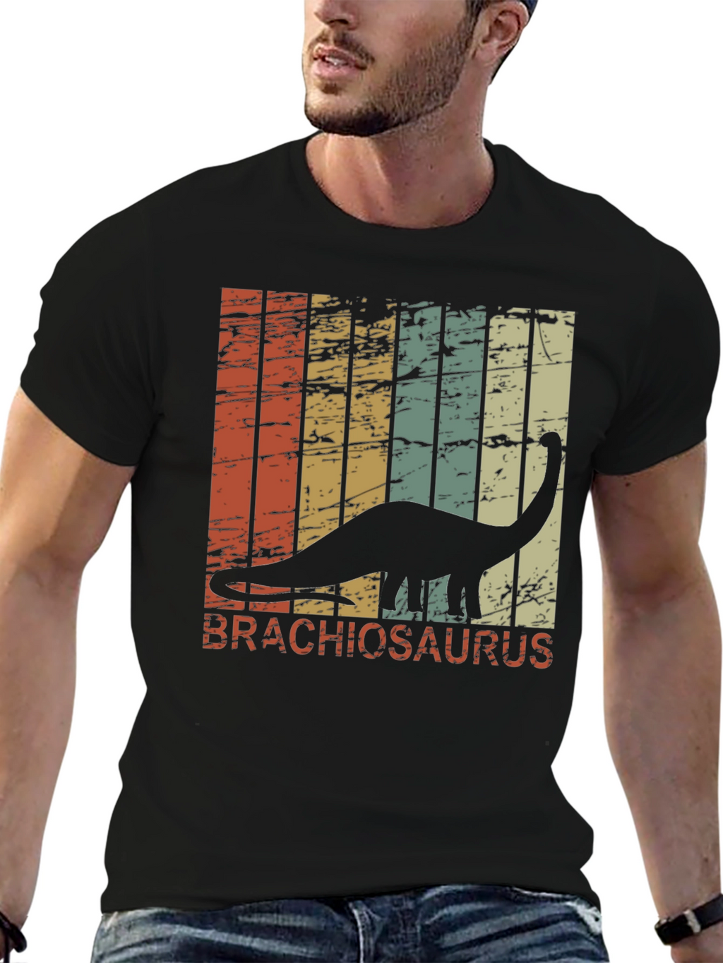 Retro Brachiosaurus T-Shirt