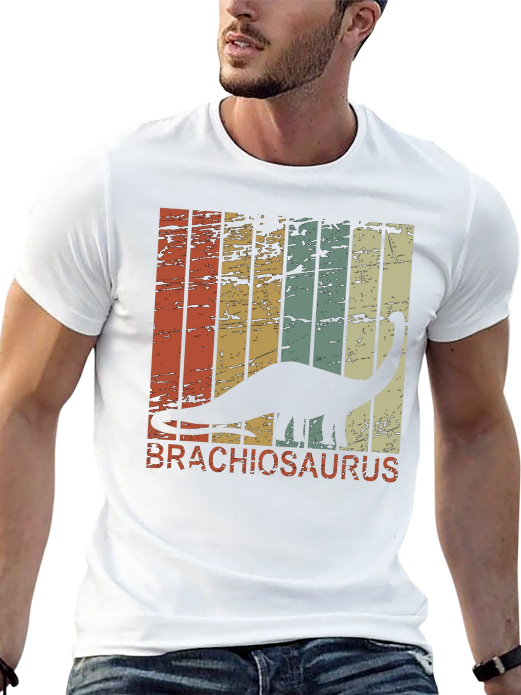 Retro Brachiosaurus T-Shirt