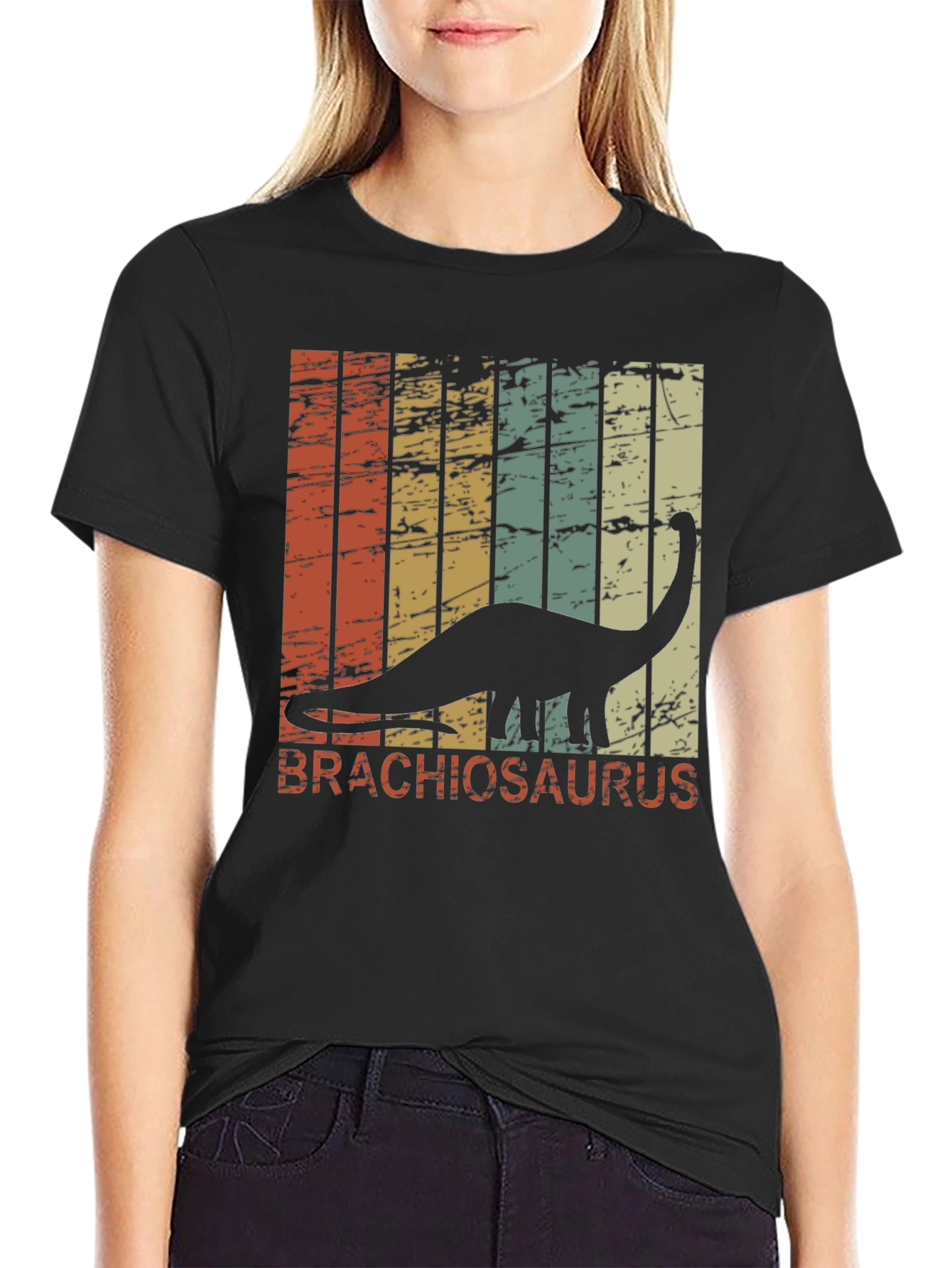 Retro Brachiosaurus T-Shirt