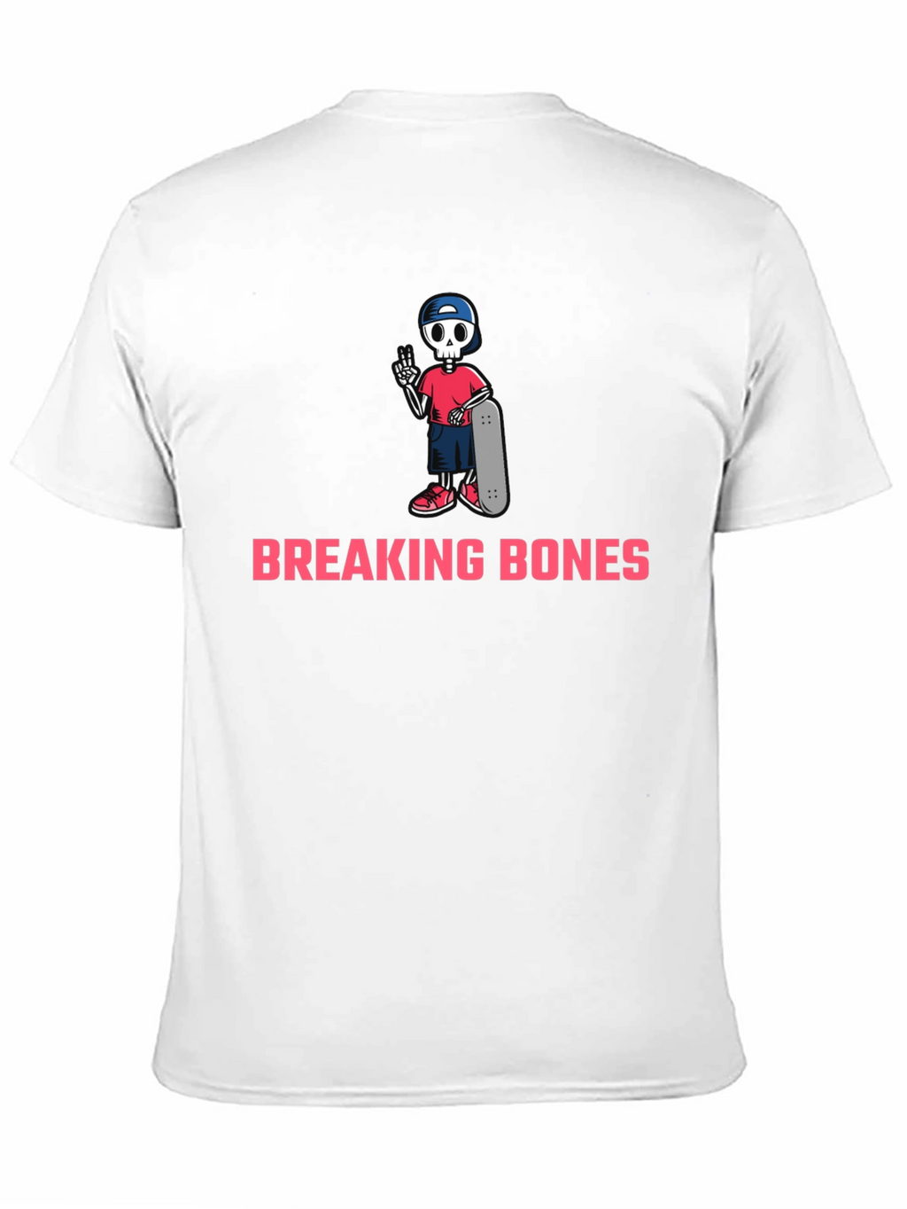 Breaking Bones Skeleton Skateboard T-Shirt