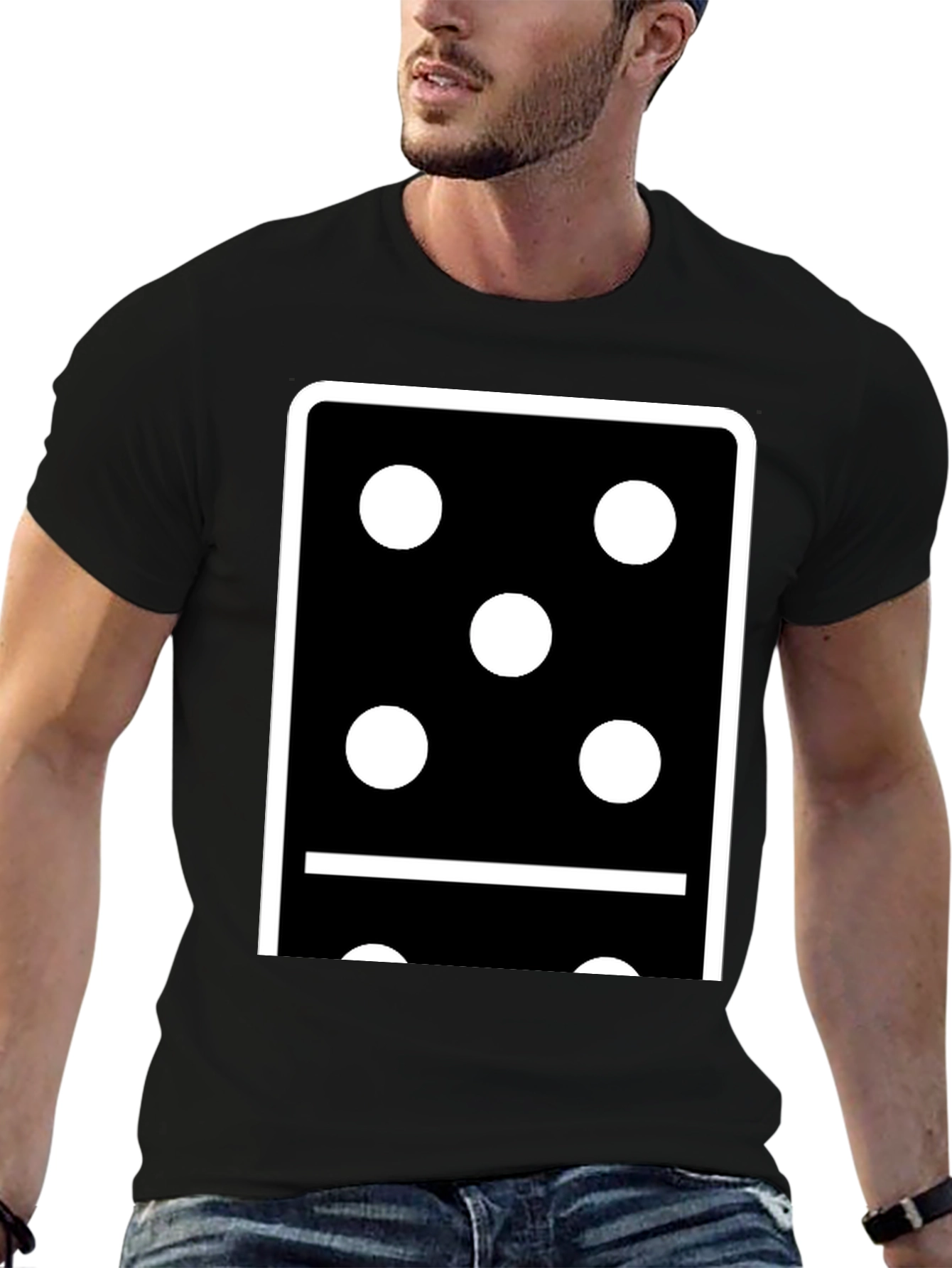 Domino Five T-Shirt - Classic Black