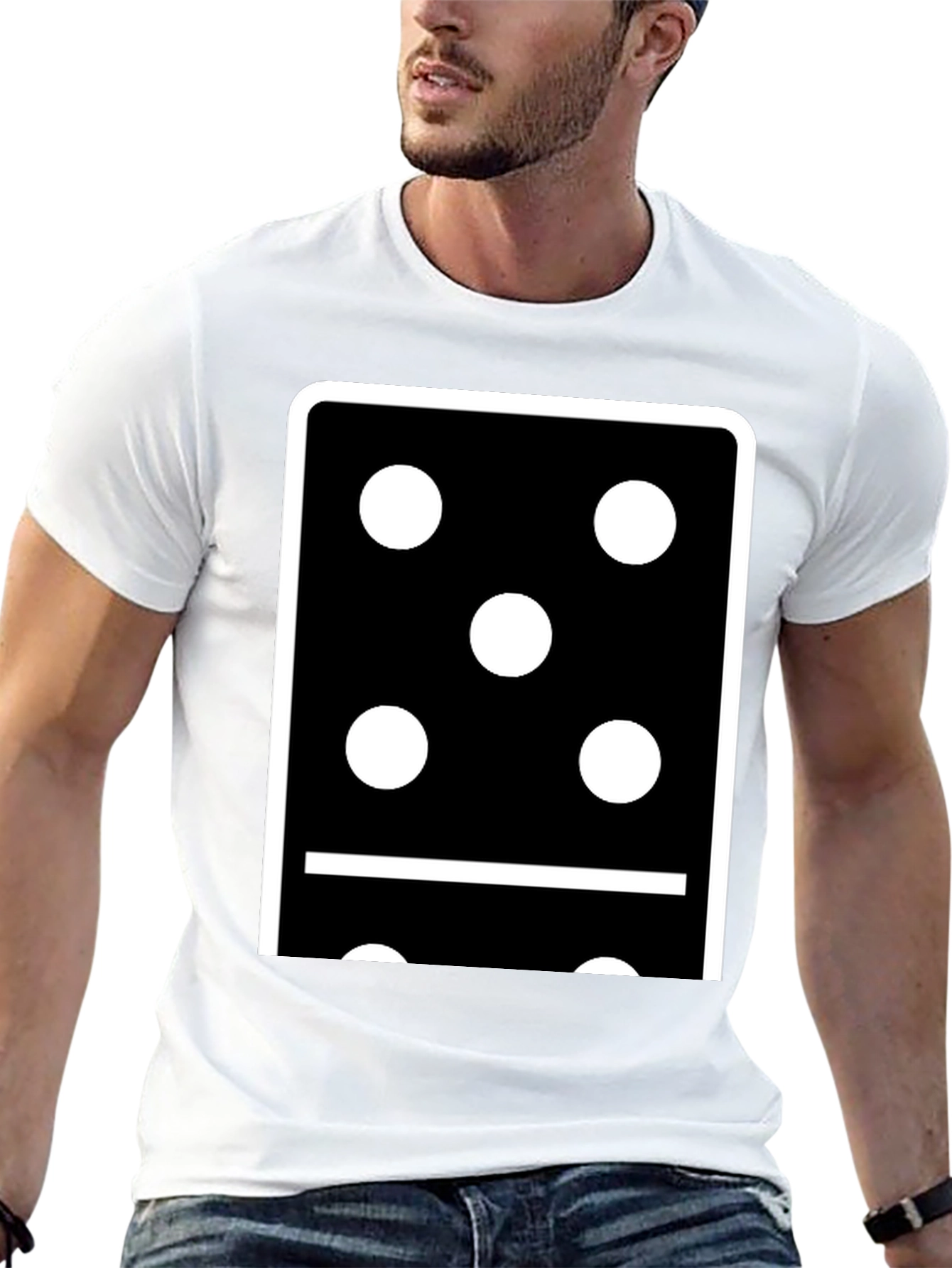 Domino Five T-Shirt - Classic Black
