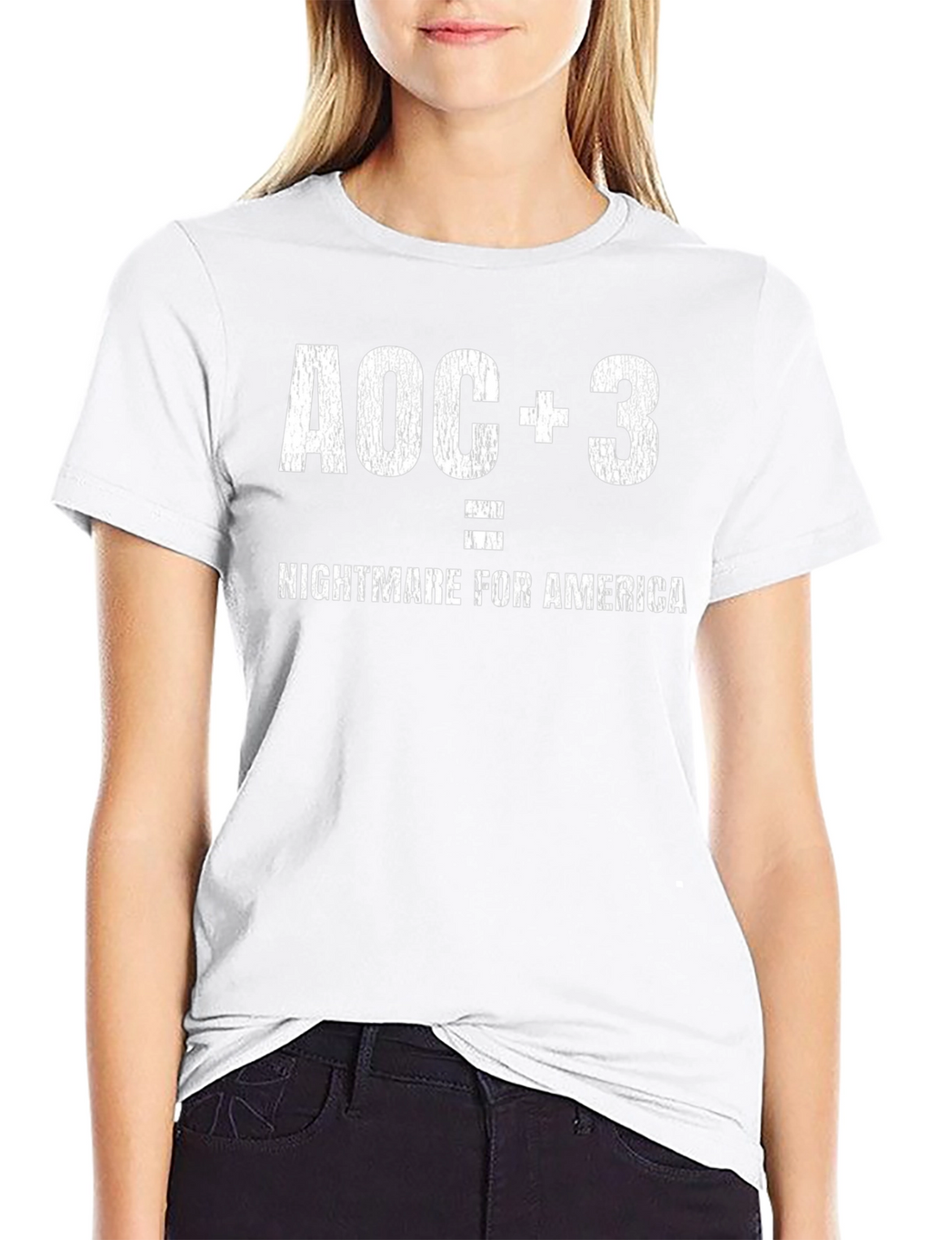AOC+3 Nightmare for America Graphic Tee