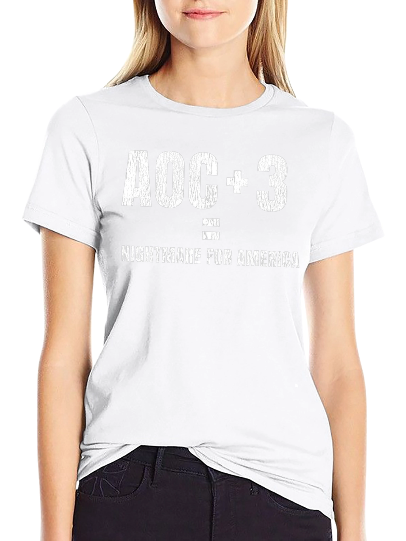 AOC+3 Nightmare for America Graphic Tee