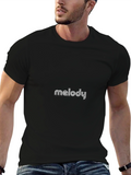 Melody Black T-Shirt - Stylish & Comfortable
