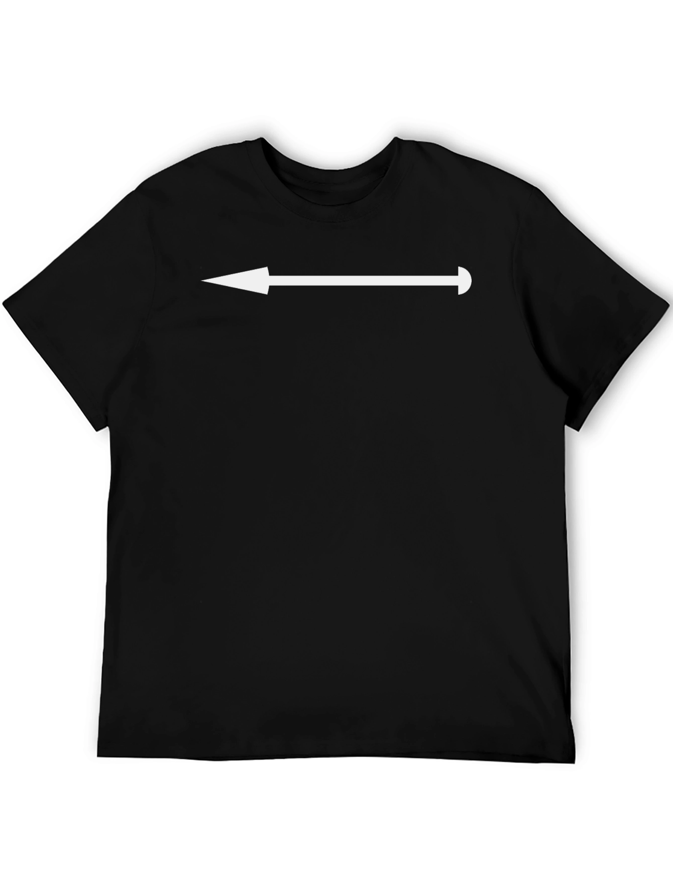 Arrow Graphic Black T-Shirt - Point the Way!