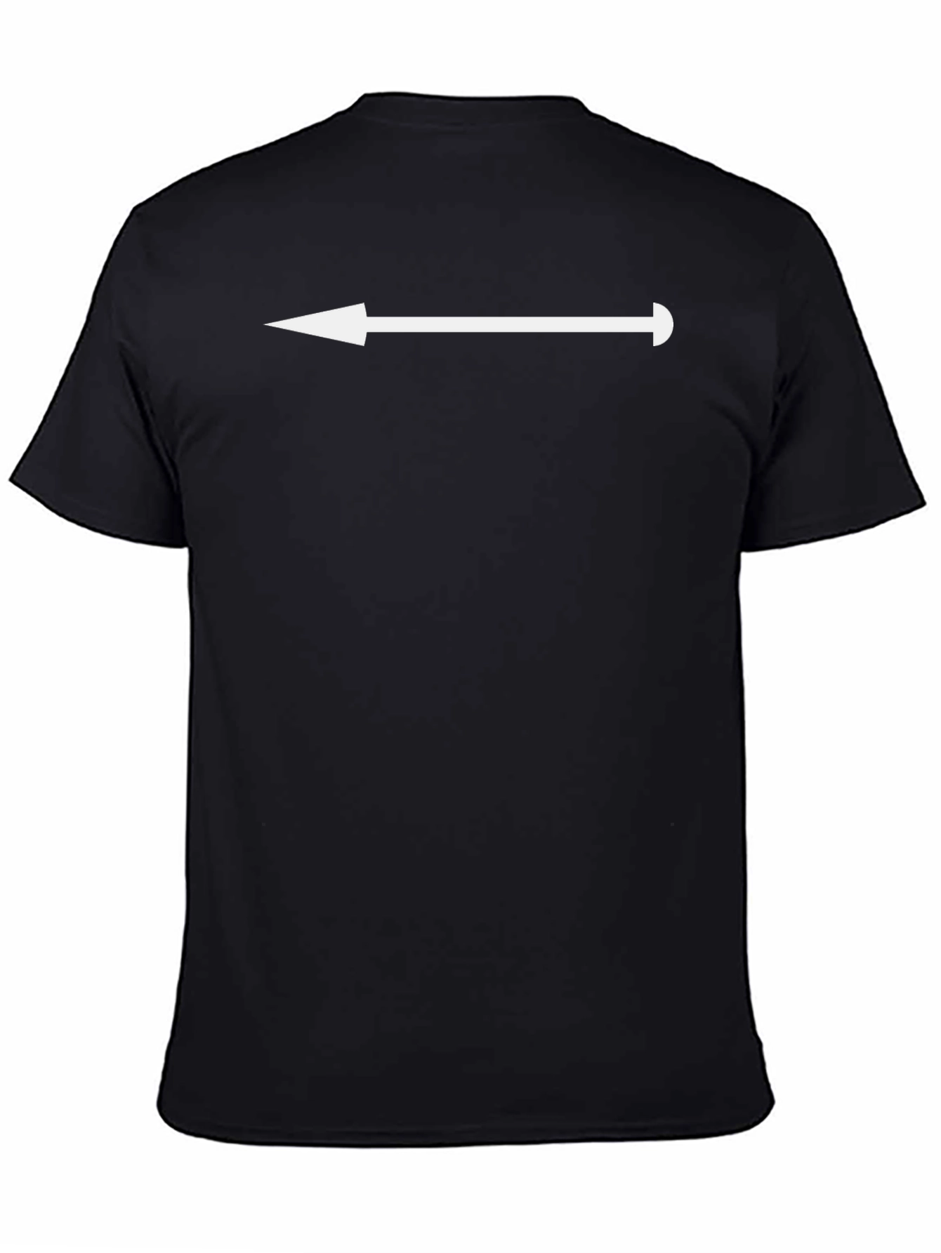 Arrow Graphic Black T-Shirt - Point the Way!