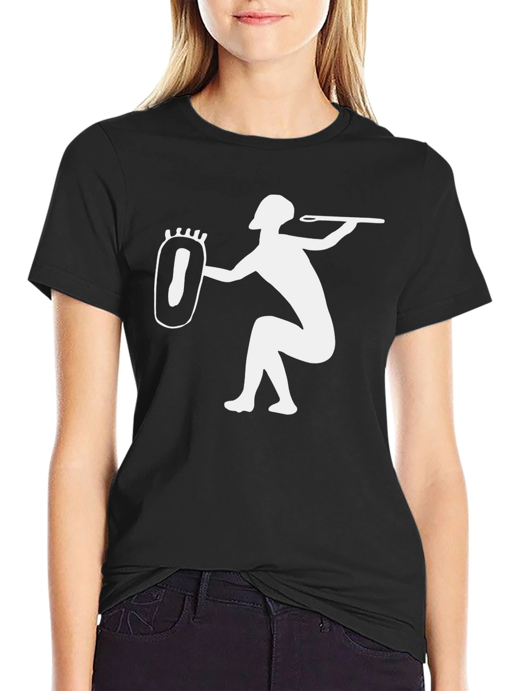 Warrior Pictogram Black T-Shirt