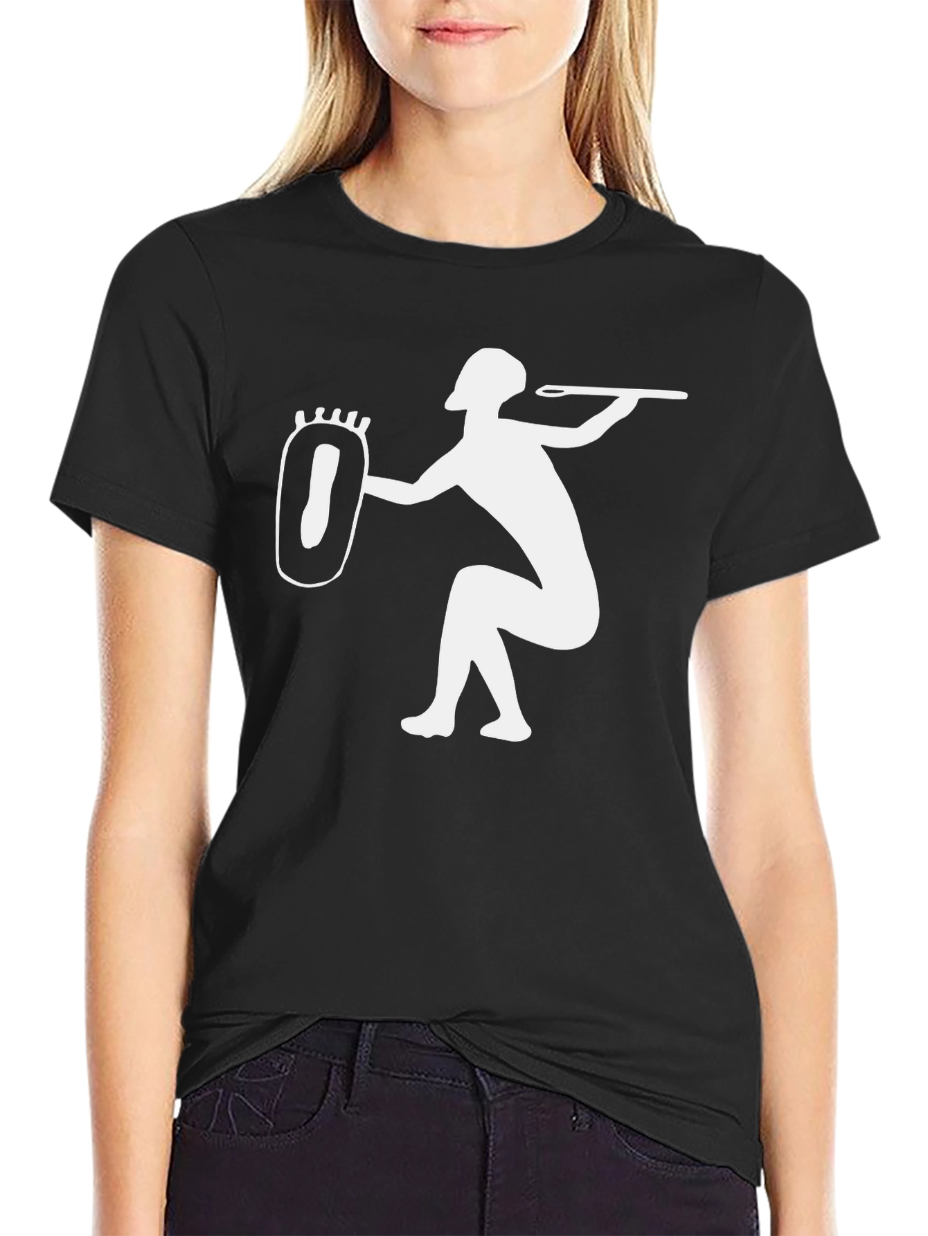 Warrior Pictogram Black T-Shirt