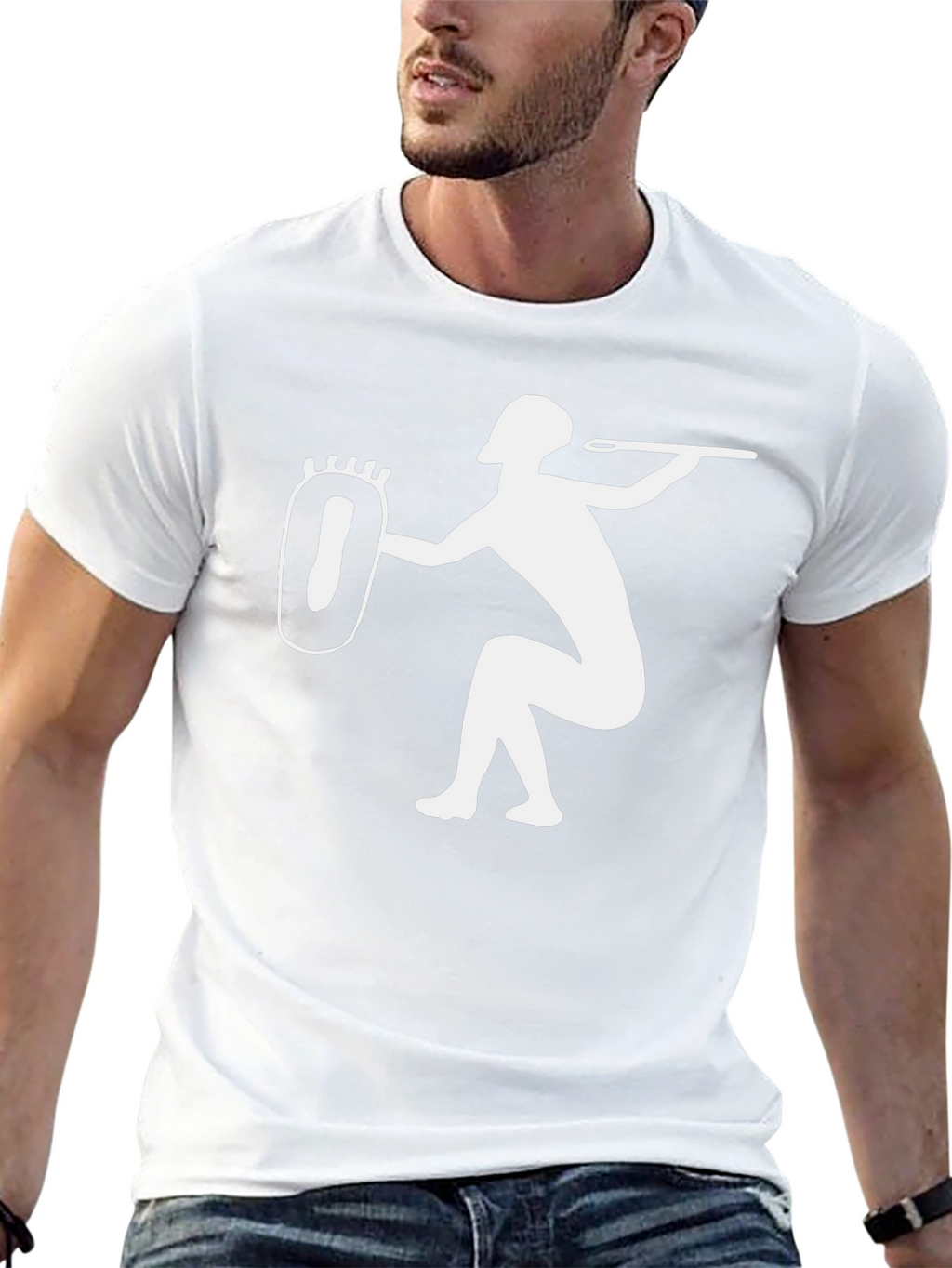 Warrior Pictogram Black T-Shirt