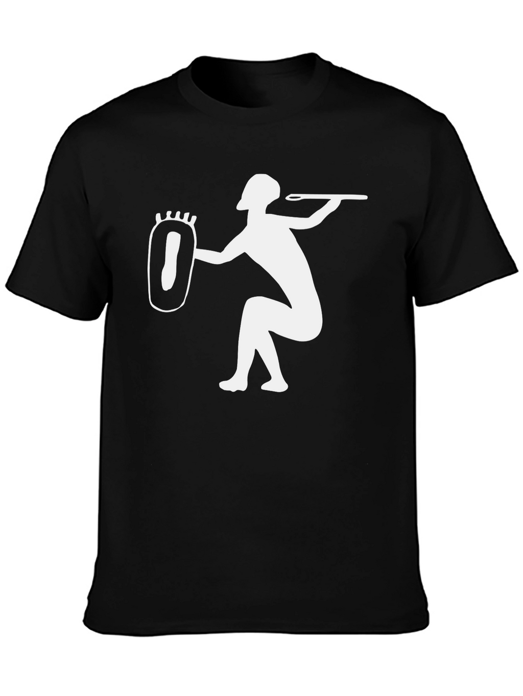 Warrior Pictogram Black T-Shirt