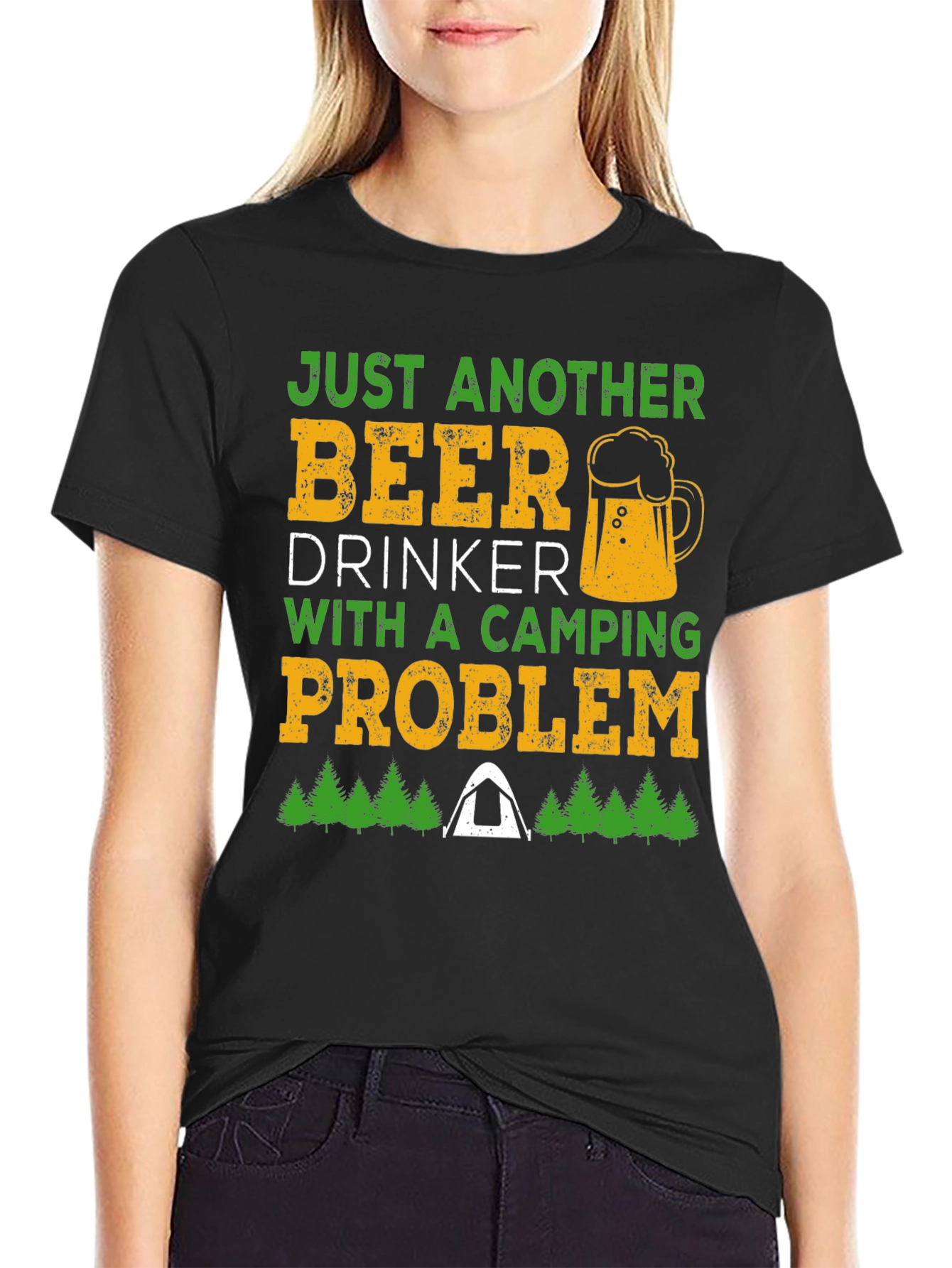 Beer & Camping T-Shirt: Just Another Beer Drinker