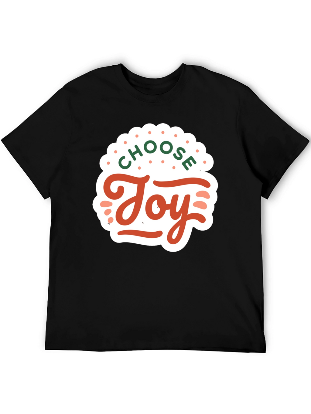 Choose Joy Graphic Tee - Black Short Sleeve