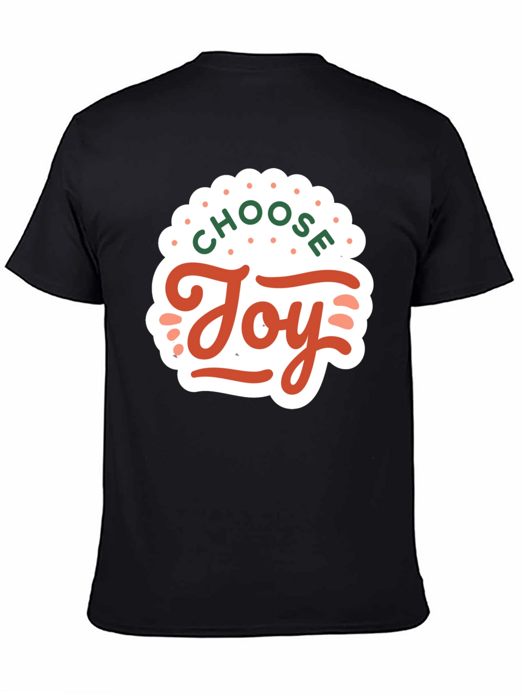 Choose Joy Graphic Tee - Black Short Sleeve