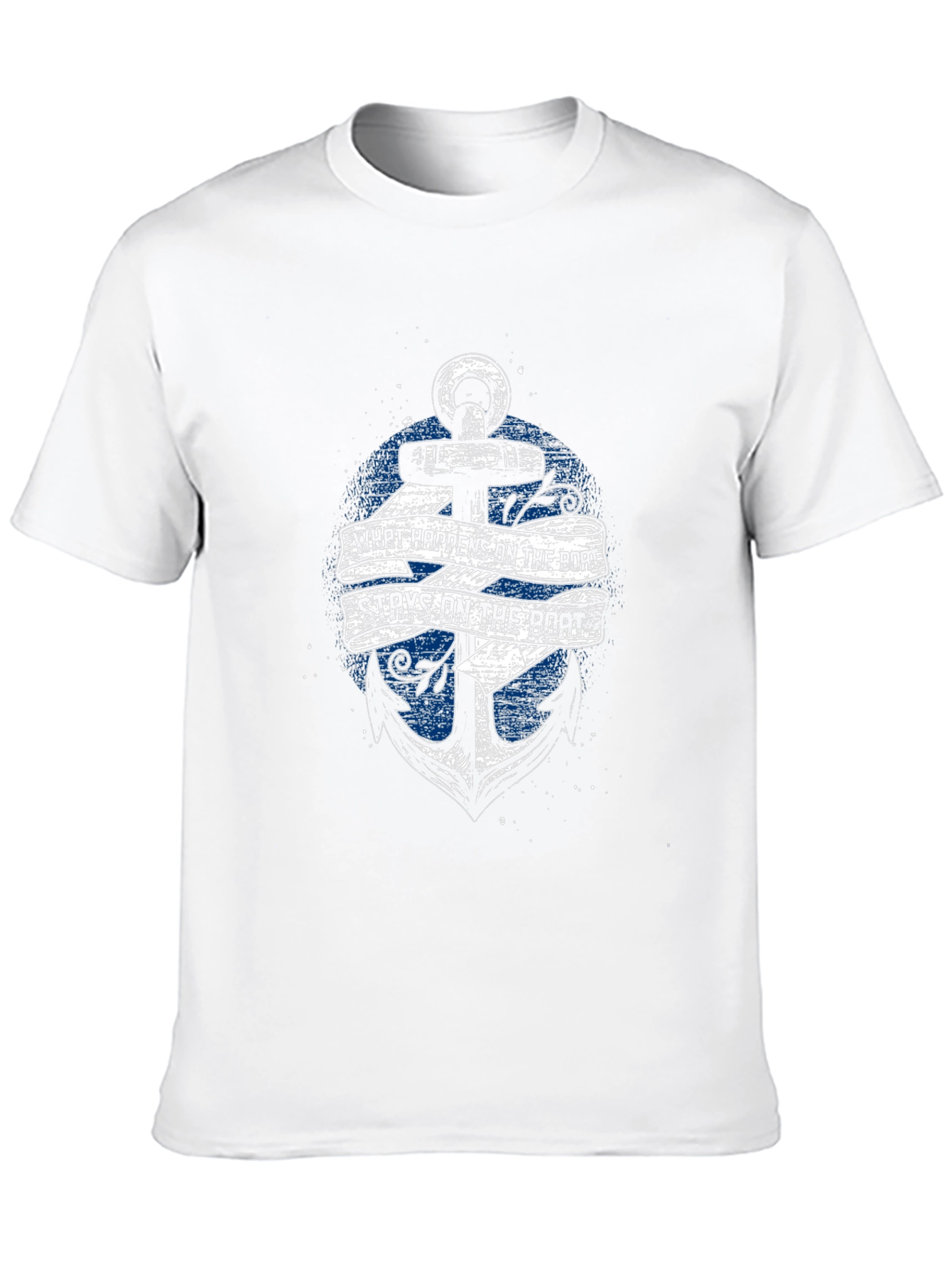 Anchor Graphic Tee - What Happens on the Boat