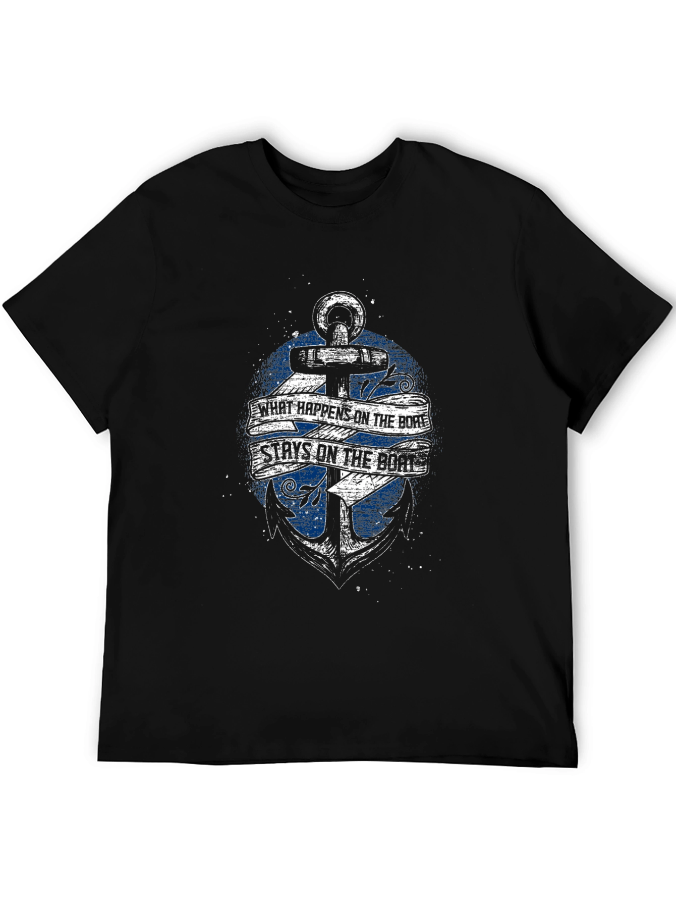 Anchor Graphic Tee - What Happens on the Boat