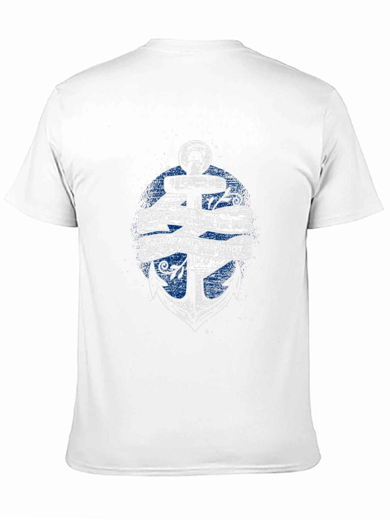 Anchor Graphic Tee - What Happens on the Boat