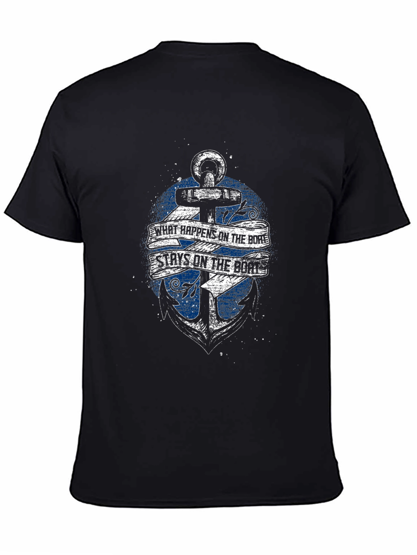 Anchor Graphic Tee - What Happens on the Boat