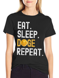 Eat Sleep Doge Repeat T-Shirt