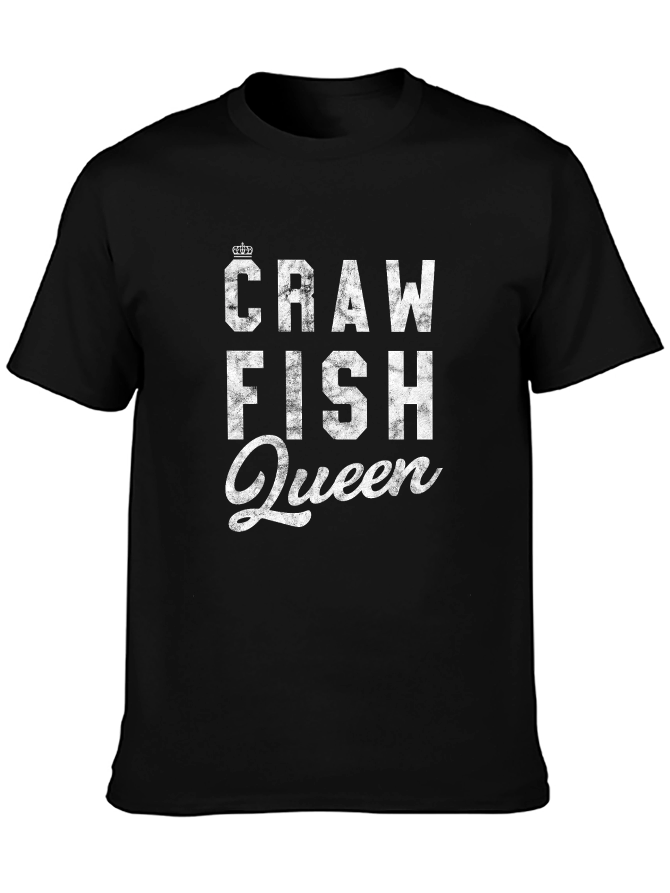 Crawfish Queen Graphic Tee - Black