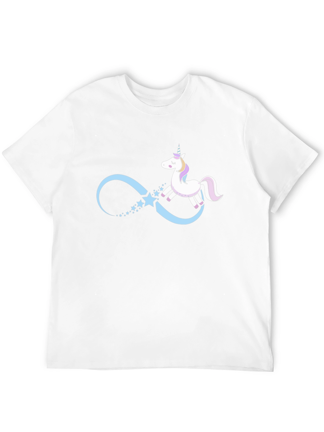 Unicorn Infinity Black T-Shirt