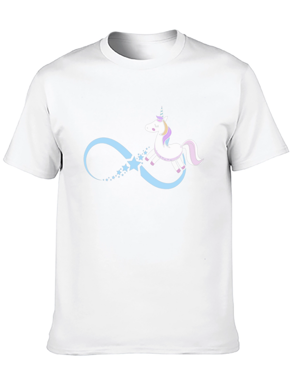 Unicorn Infinity Black T-Shirt