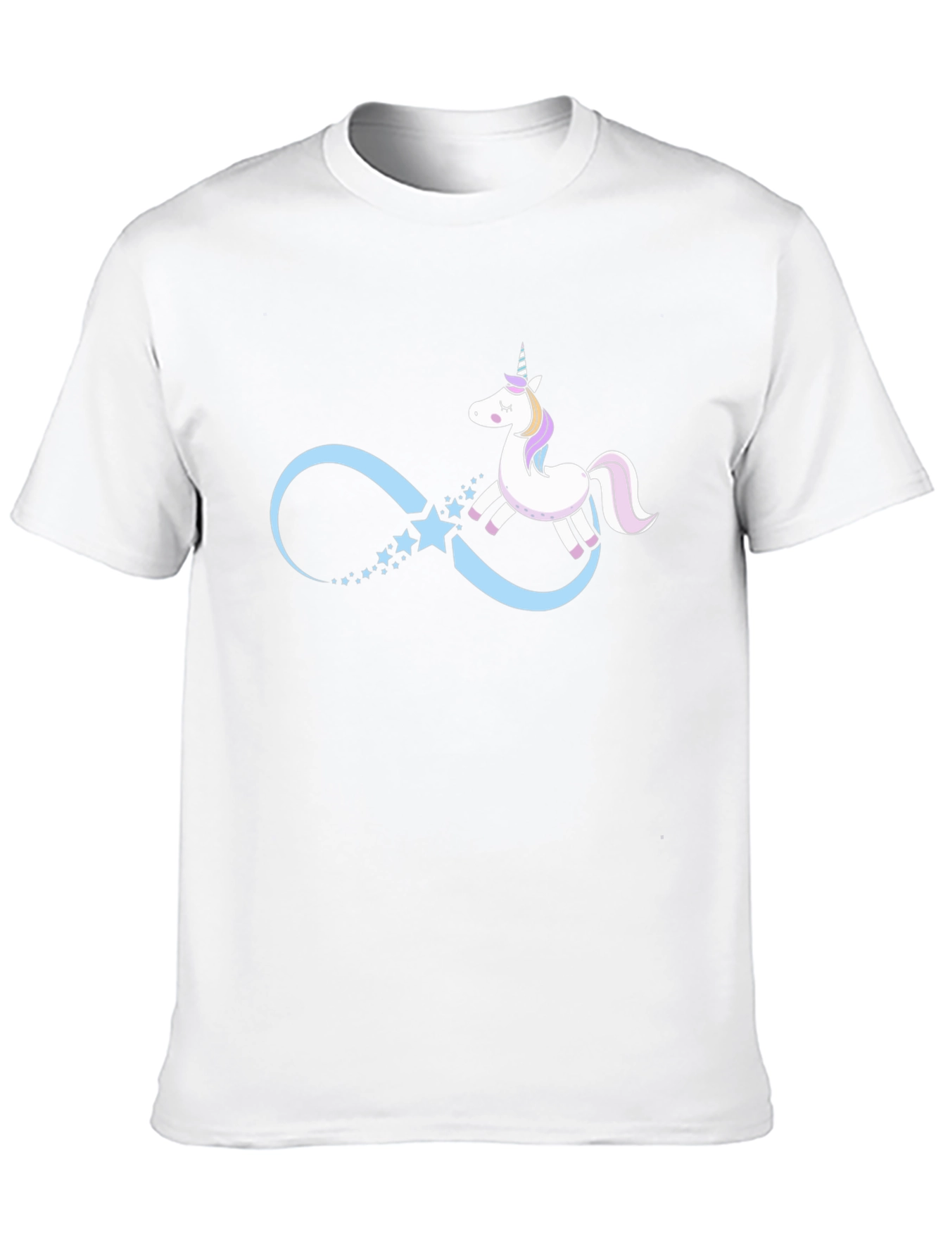 Unicorn Infinity Black T-Shirt