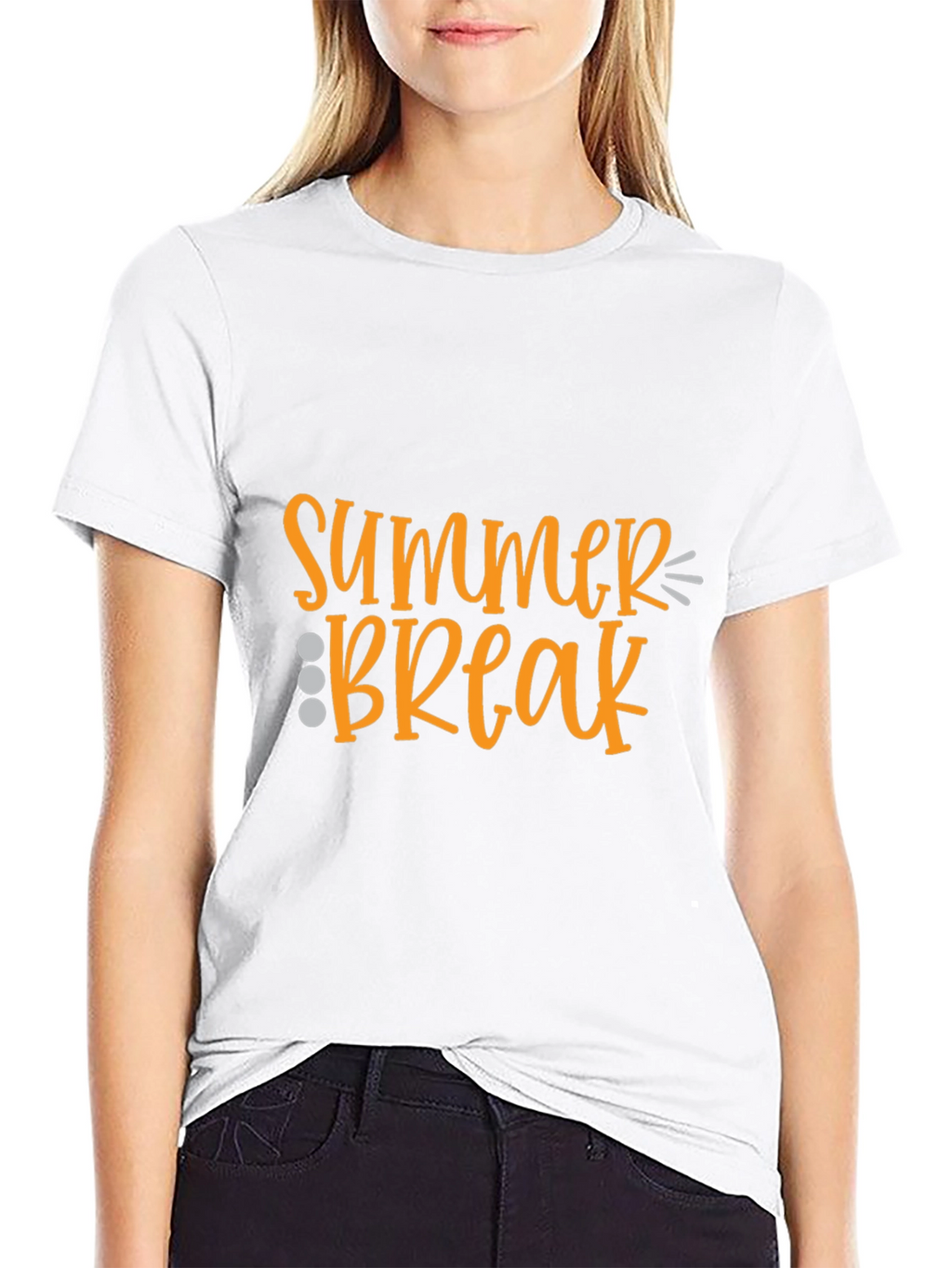 Summer Break Graphic Tee - Black