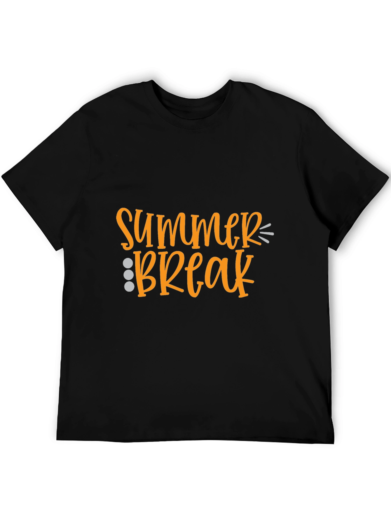 Summer Break Graphic Tee - Black
