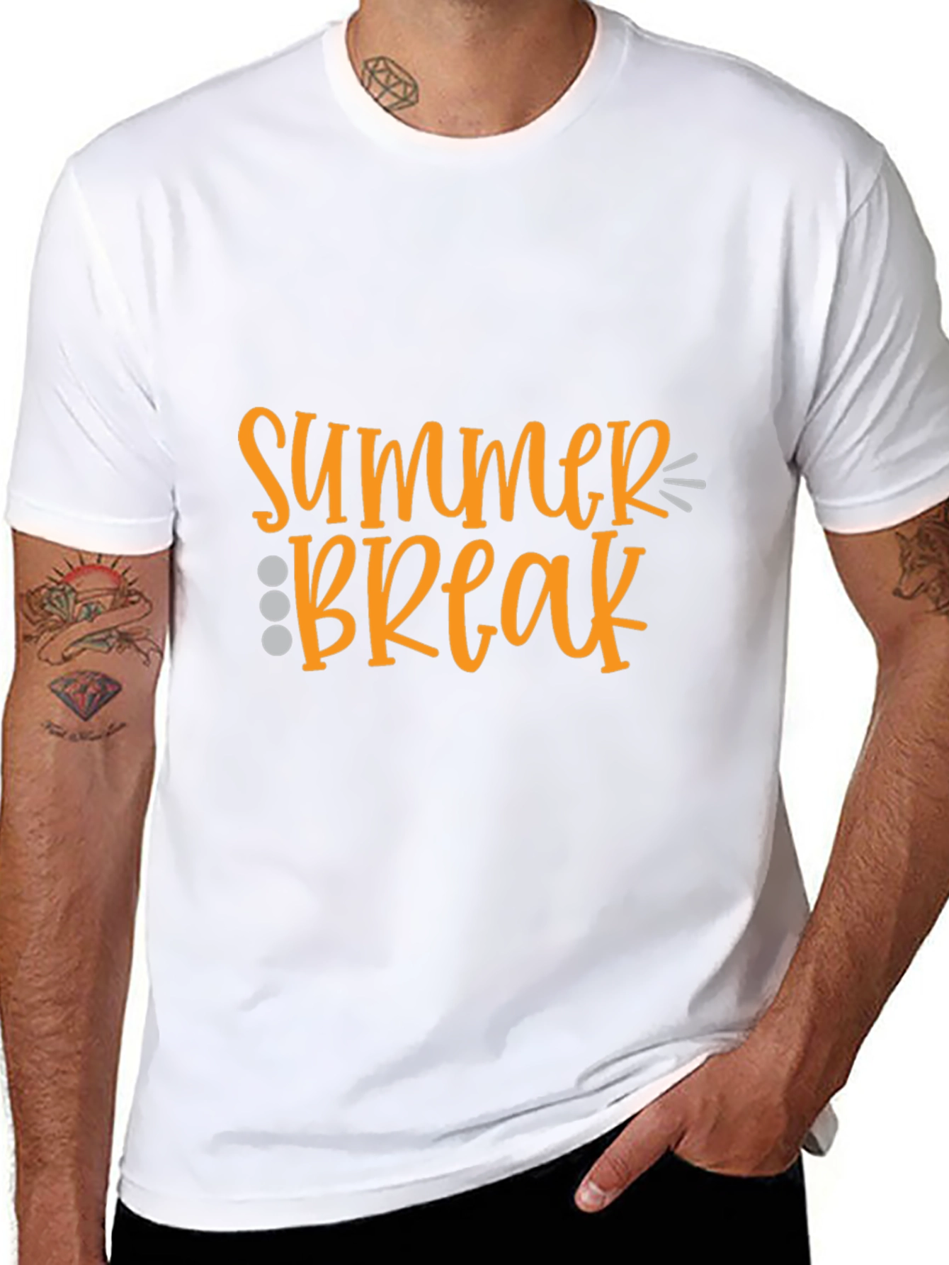 Summer Break Graphic Tee - Black