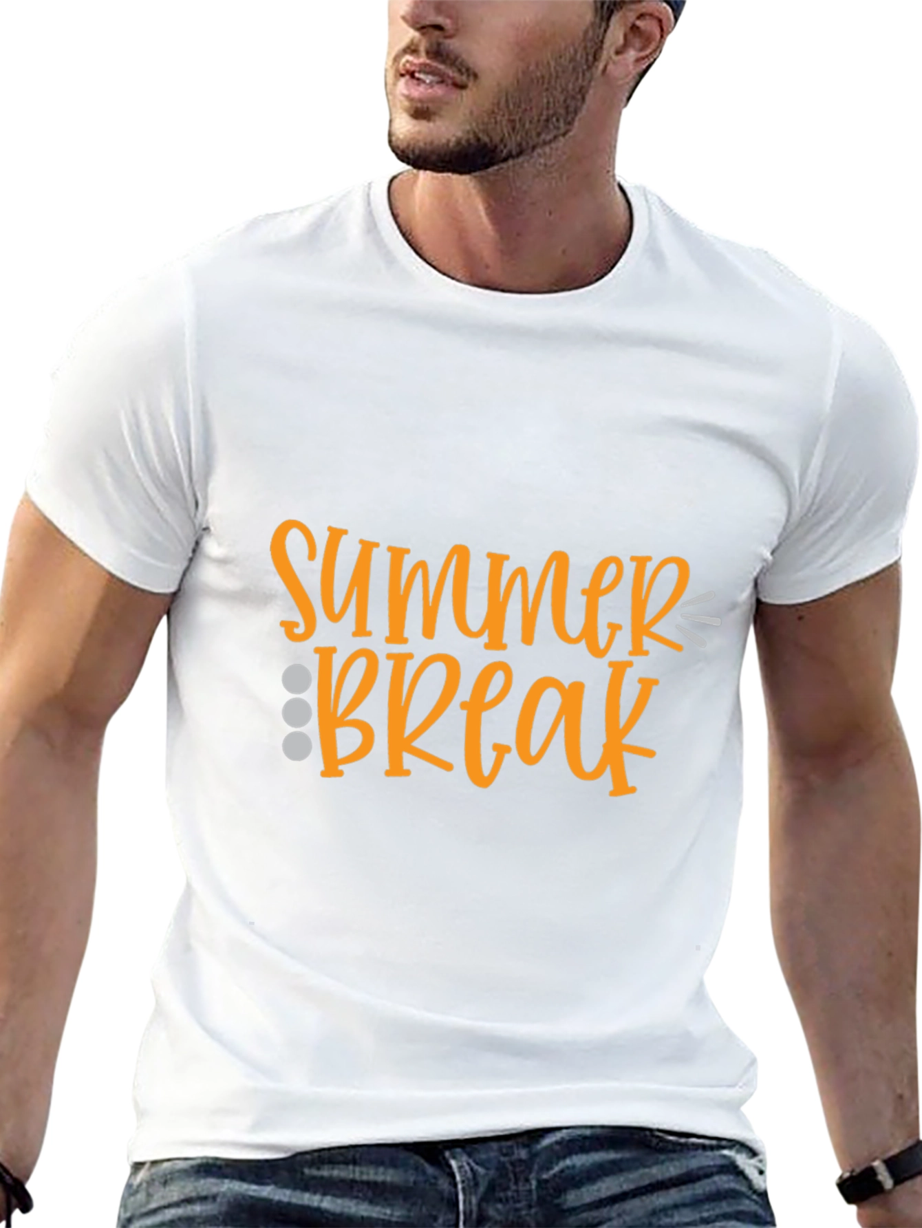 Summer Break Graphic Tee - Black