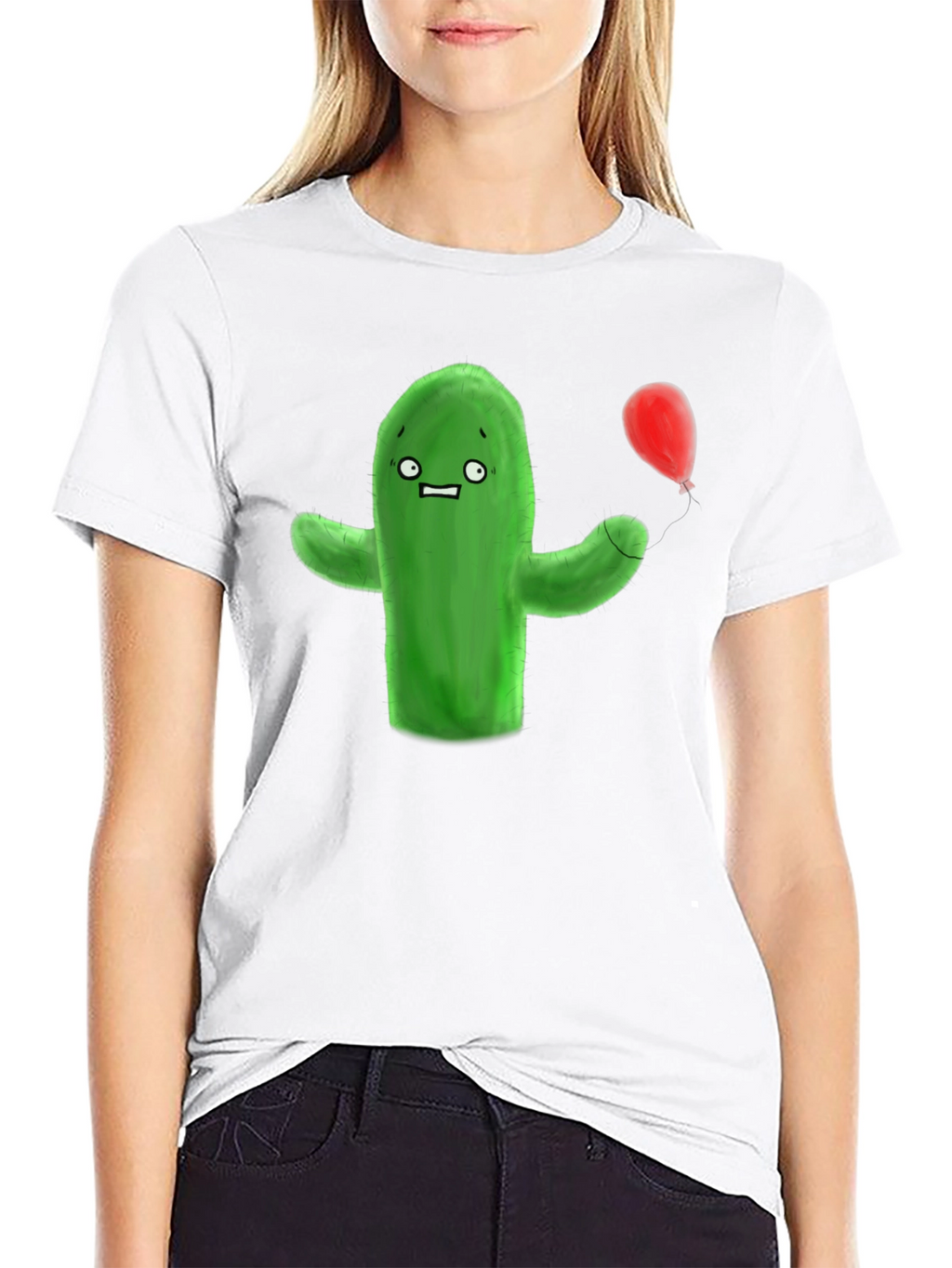 Funny Cactus T-Shirt - Cartoon Graphic Tee
