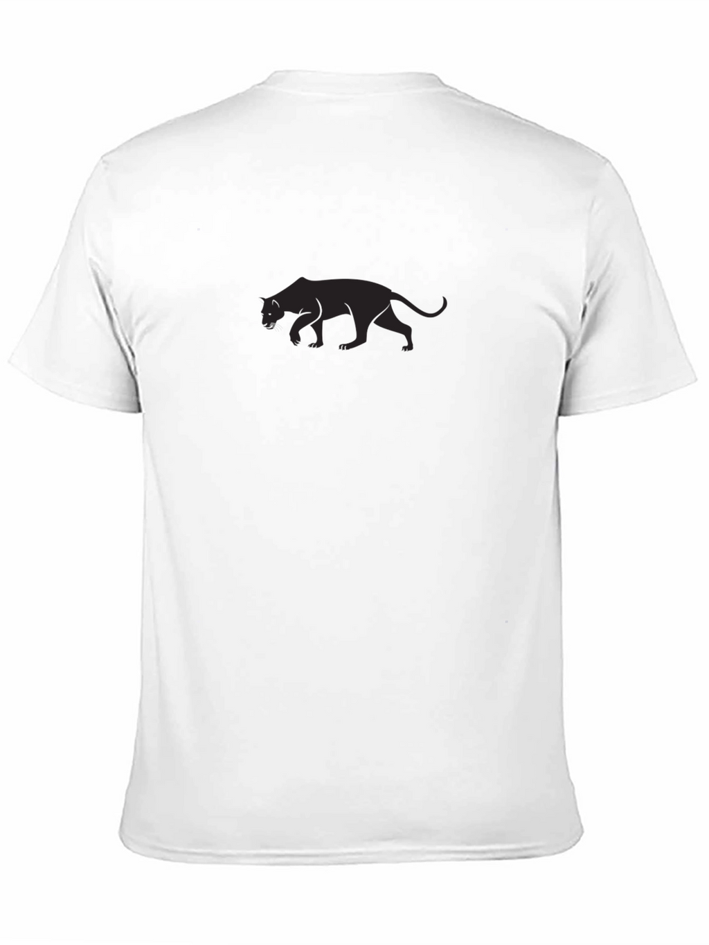 Sleek Black Panther Graphic Tee - Menss Fashion