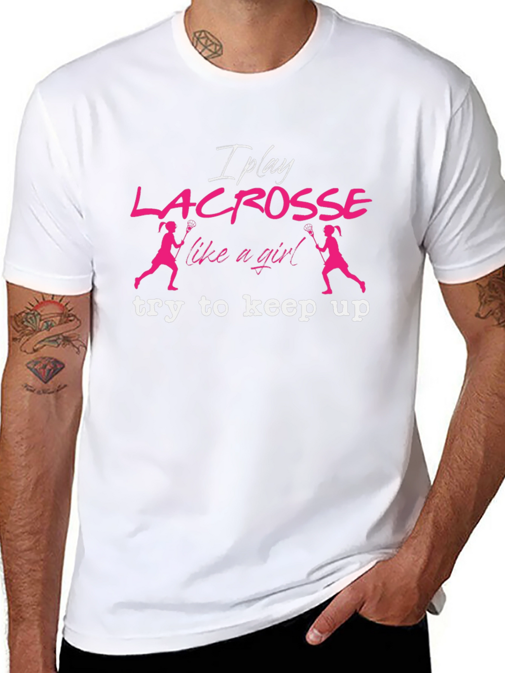Lacrosse Like A Girl T-Shirt